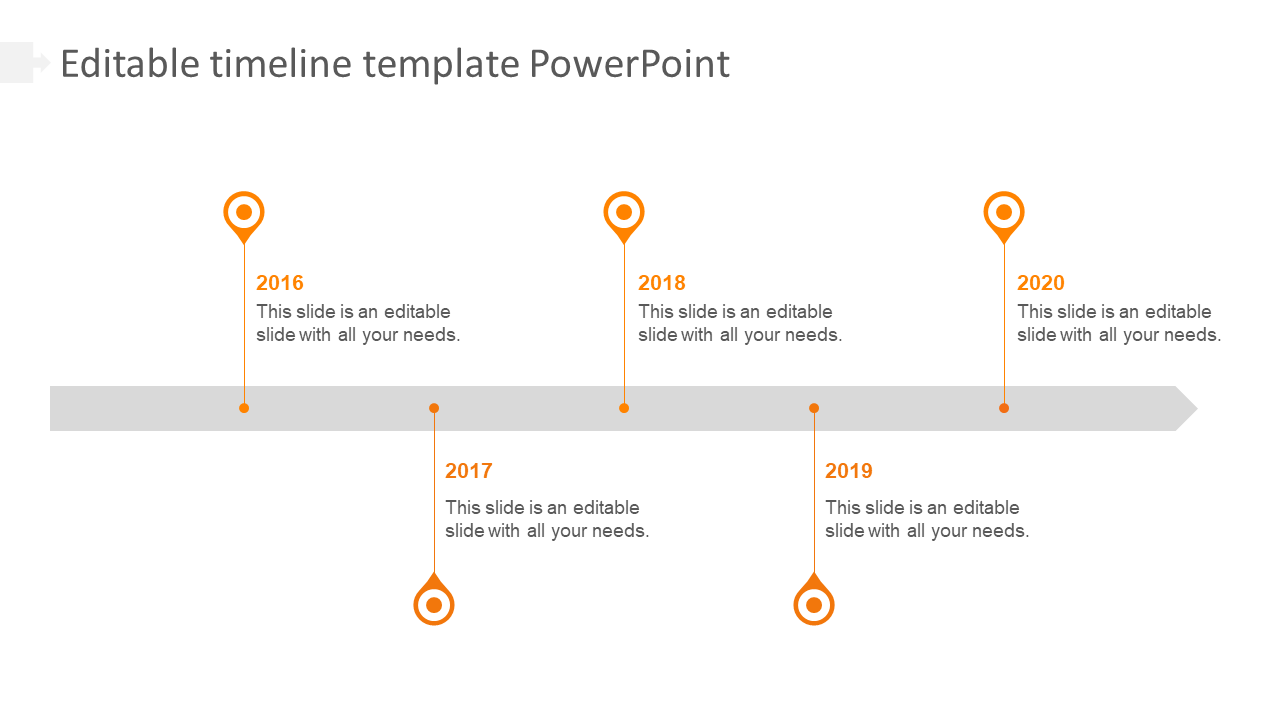Free - Editable Timeline Template PowerPoint Background Themes